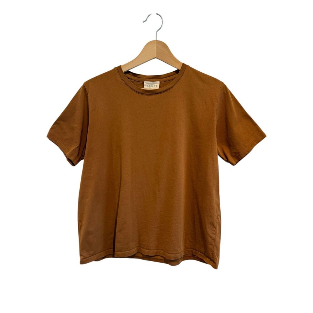 Sezane Brown T-Shirt Size L